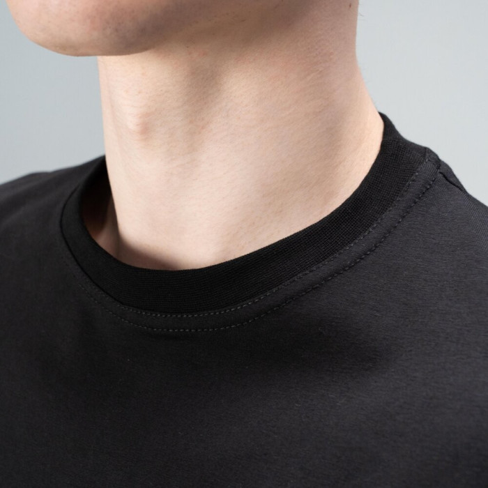 Футболка Slavni мужская повседневная черная, Футболка Slavni Unity мужская хлопковая черная