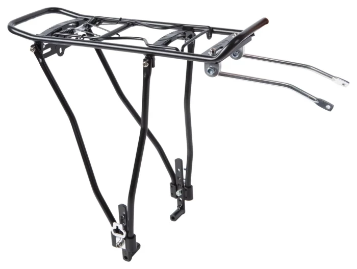 Багажник Алюмiнiй 26-29" на пір'я трубч. KAIWEI KW-637-08-03 чорний регульоване кріплення