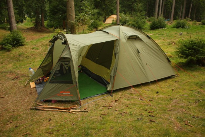 Палатка Pinguin Campus 4 Duralu, Green, 4-местная