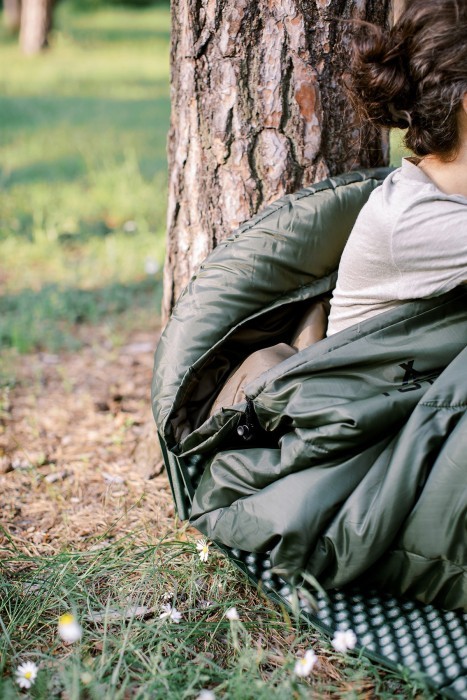 Спальный мешок Totem Fisherman XXL одеяло с капюшом левый olive 180+40/90 UTTS-013