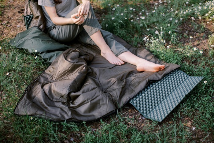 Спальный мешок Totem Fisherman XXL одеяло с капюшом левый olive 180+40/90 UTTS-013