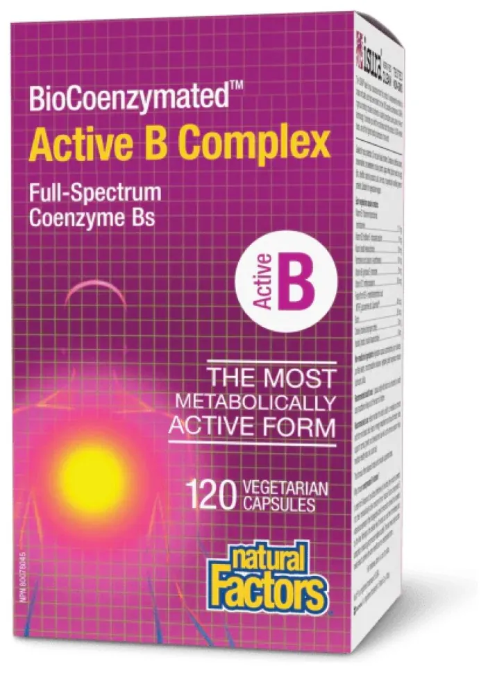 BioCoenzymated Active B Complex - 120 caps (DSN_2023-10-7544)
