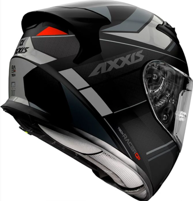 Мотошолом AXXIS RACER GP SV FIBER B2 MATT GRAY
