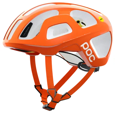 Велошолом POC Octal MIPS, Fluorescent Orange AVIP