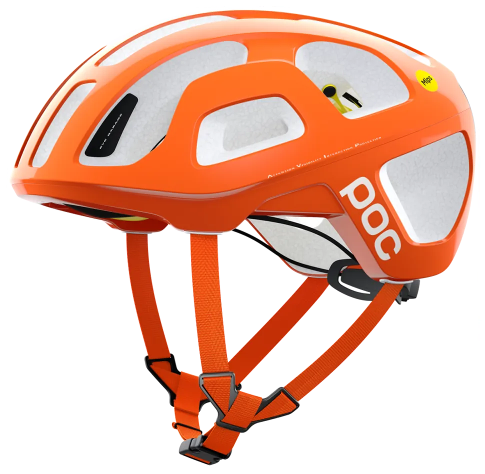 Велошолом POC Octal MIPS, Fluorescent Orange AVIP (L (56-62см))