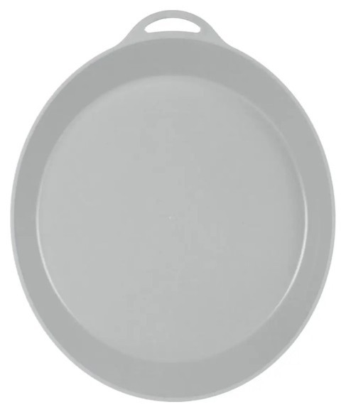 Lifeventure тарелка Ellipse Plate light grey