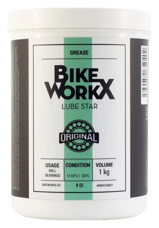 Густе Мастило BikeWorkX Lube Star Original банка 1 кг. (OBOD_LUBE/1)