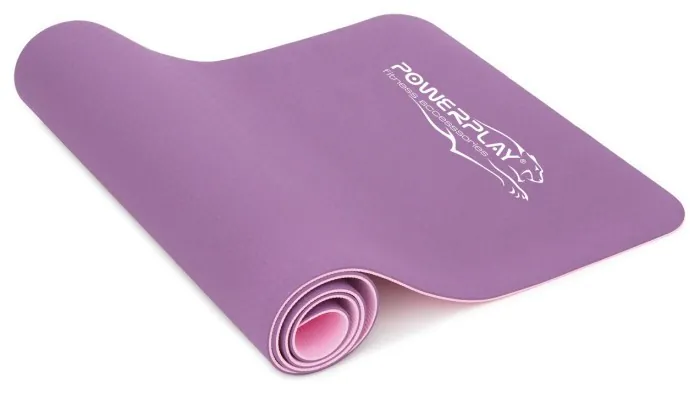 Коврик для йоги та фітнесу PowerPlay 4150 TPE Premium Performance Mat Фіолетовий (183x61x0.6 см.)