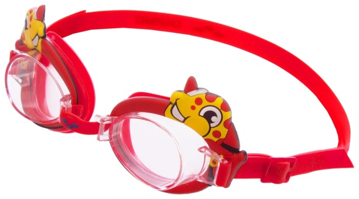 Окуляри для плавання дитячі ARENA BUBBLE WORLD AR-92339, червоні, укр, укр