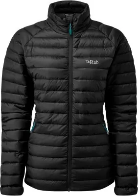 Жіночий легкий пуховик Rab Microlight Jacket Wmns, Black