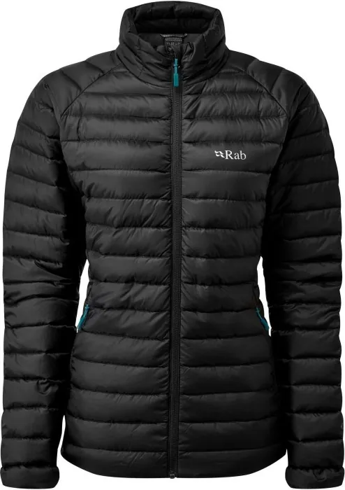 Жіночий легкий пуховик Rab Microlight Jacket Wmns, Black