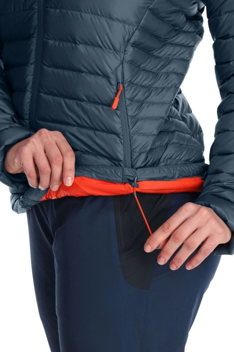 Жіночий легкий пуховик Rab Microlight Jacket Wmns, Black