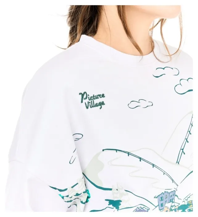 Picture Organic свитшот Toria W brillant white L