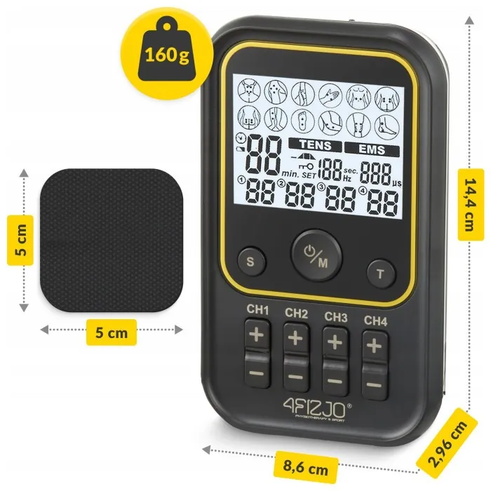 Аппарат для электростимуляции мышц 4FIZJO Combo PRO+ 2 в 1 (P-5907739317124)
