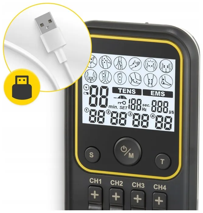 Аппарат для электростимуляции мышц 4FIZJO Combo PRO+ 2 в 1 (P-5907739317124)