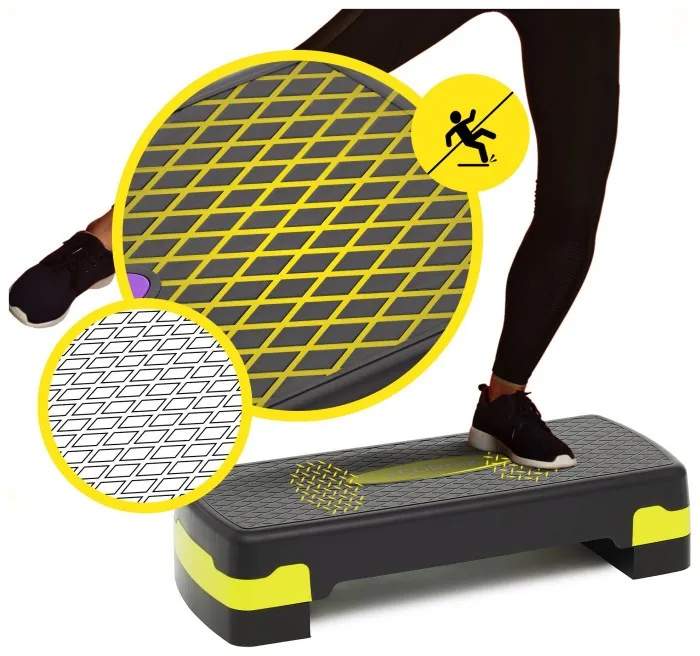 Степь-платформа 2-ступенчатая Cornix 68 х 28 х 10-15 см XR-0192 Black/Yellow