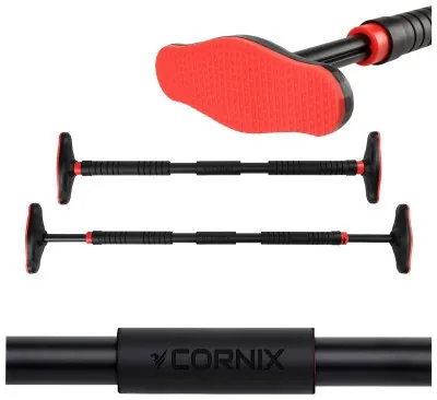 Турник раздвижной Cornix Pro 90-130 см XR-0284 Black/Red