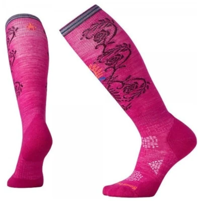 Шкарпетки жіночі Smartwool PhD Ski Light Pattern Berry, р. s