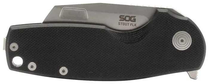 Розкладний ніж SOG Stout FLK, Black/Stonewash