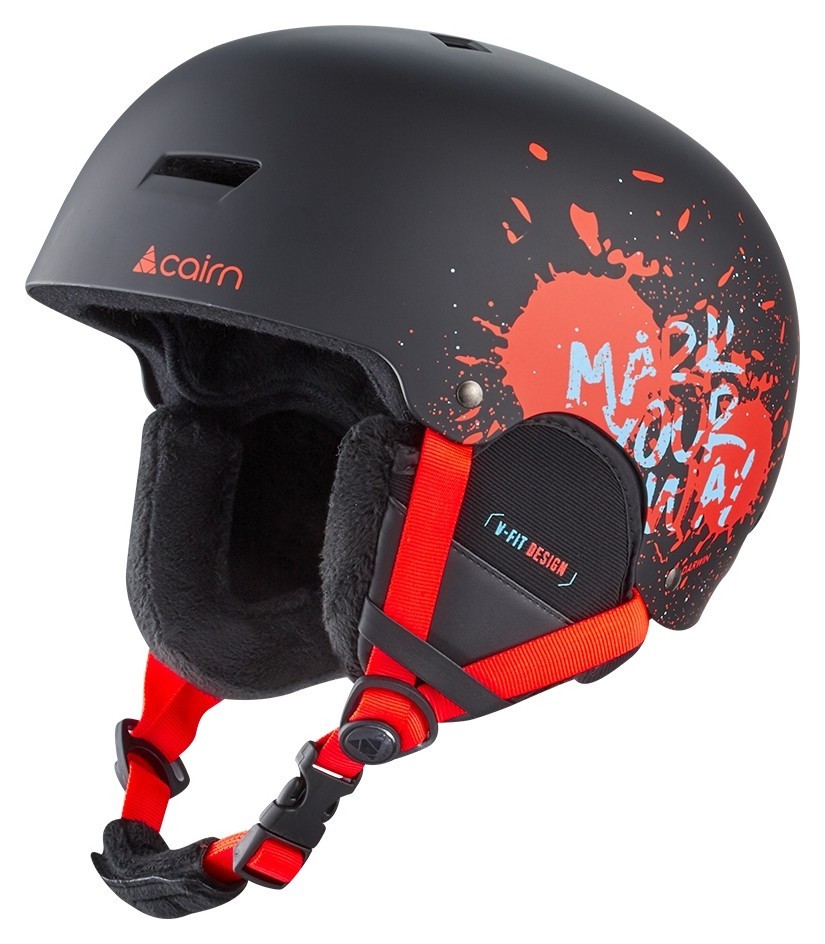 Шолом Cairn Darwin Jr black-fire paint