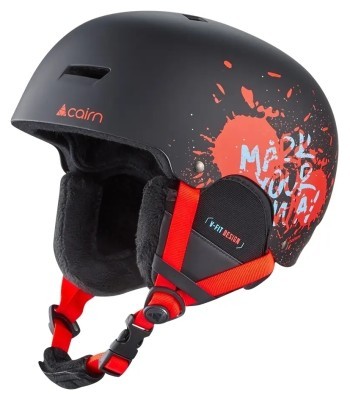 Шолом Cairn Darwin Jr black-fire paint