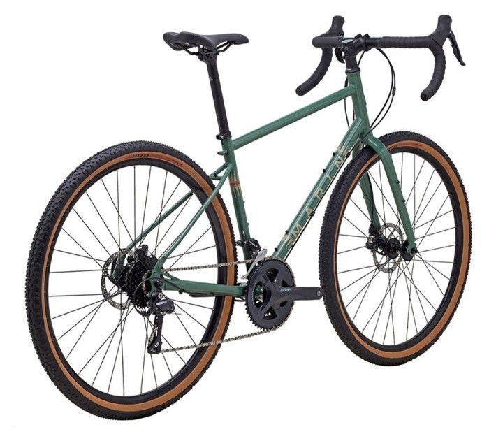 Велосипед 27,5" Marin FOUR CORNERS рама - XS 2023 Gloss Green/Tan, укр, укр