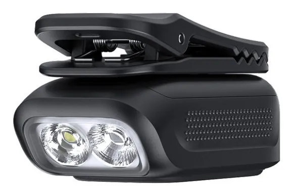 Фонарь с клипсой Fenix E04R, черный