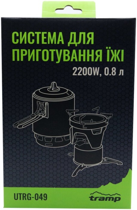 Система для приготування їжі Tramp 0,8л olive UTRG-049, укр, укр