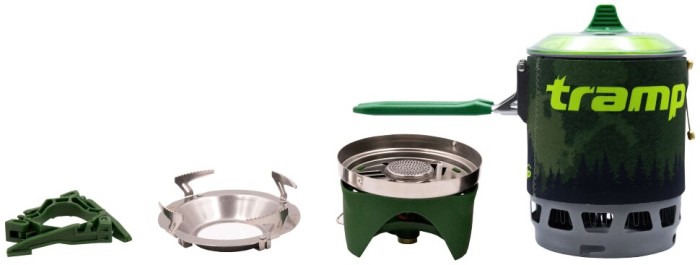 Система для приготування їжі Tramp 0,8л olive UTRG-049, укр, укр