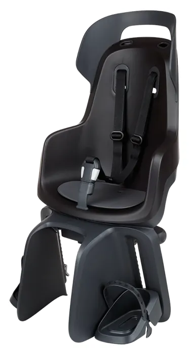 Детское велокресло Bobike GO Carriers RS Reclining System - ручной bicycle seat for rack Urban Black