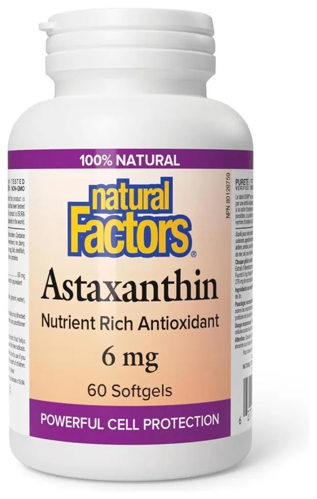 Astaxanthin 6 mg - 60 softgels (DSN_2023-10-6547)