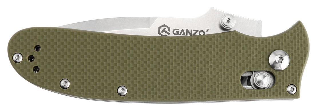 Ніж складаний Ganzo D704-GR, зелений (D2 сталь)