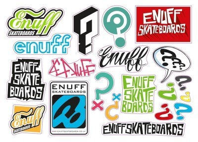 Наклейки Enuff Sticker Sheet