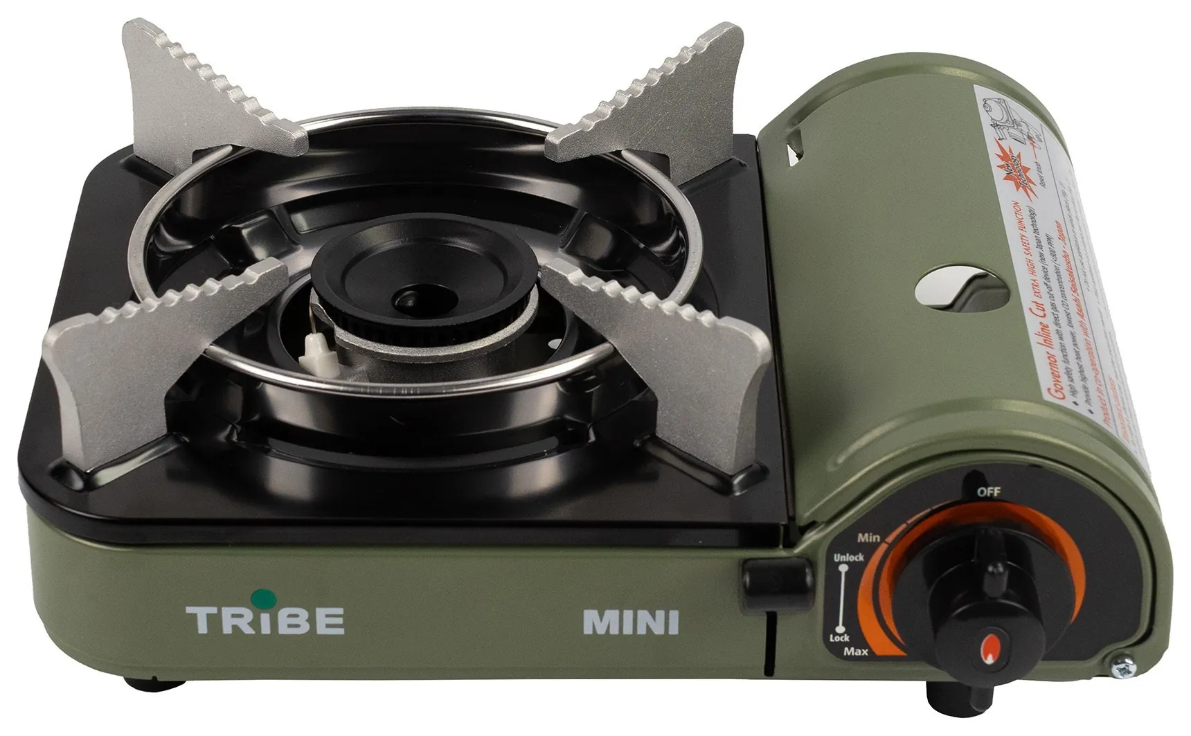 Газова плита Tribe Mini портативна T-HD-0010, olive (T-HD-0010-olive)