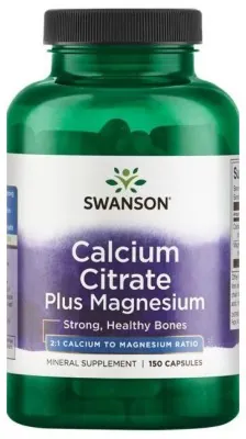 Calcium Citrate Plus Magnesium - 150caps
