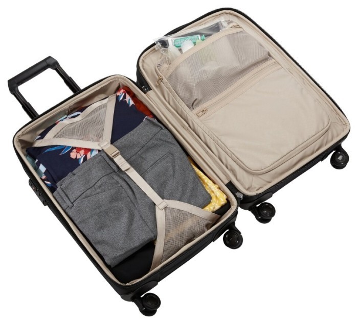 Чемодан на колесах Thule Spira Carry-On Spinner with Shoes Bag (Black) (TH 3204143)