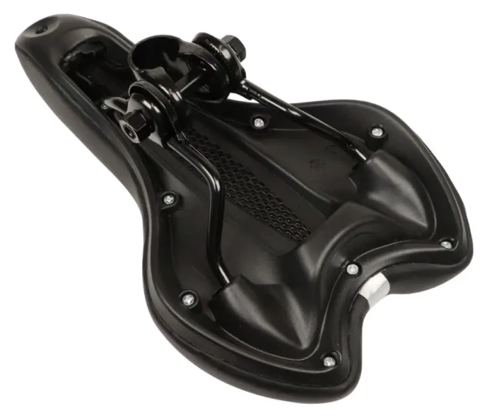 Сідло з замком 280*160 мм AZ-030 чорний з червоним