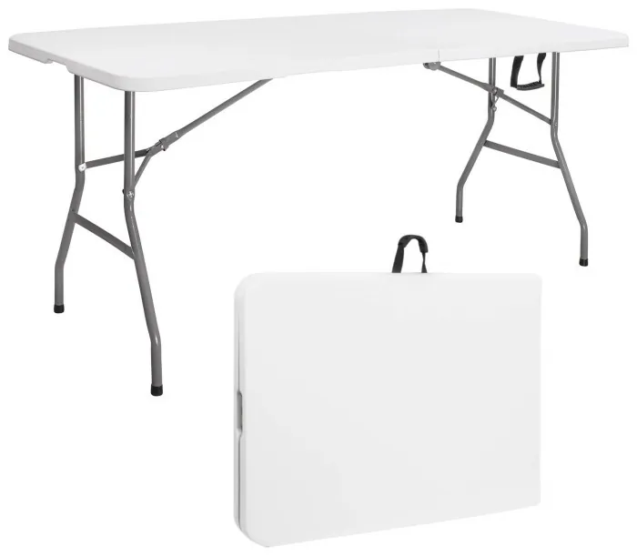 Стол садовый кейтеринговый Springos 180 x 74 см складной GF0108 White