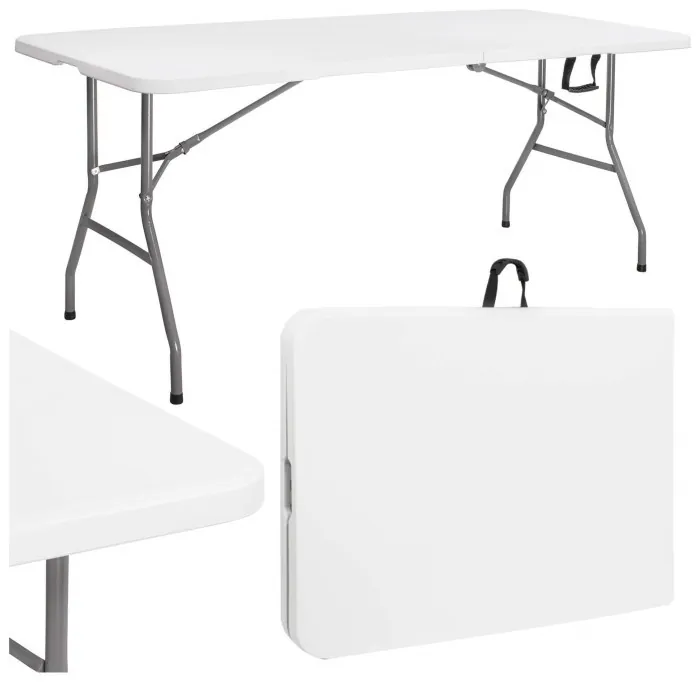 Стол садовый кейтеринговый Springos 180 x 74 см складной GF0108 White