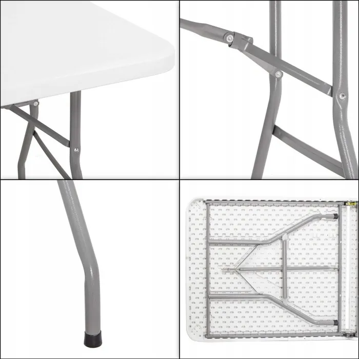 Стол садовый кейтеринговый Springos 180 x 74 см складной GF0108 White