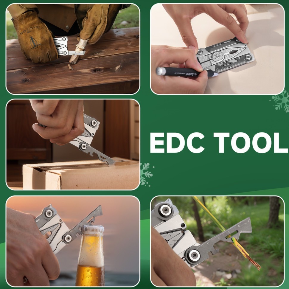 Мультитул NexTool Silver Blade EDC, укр, укр