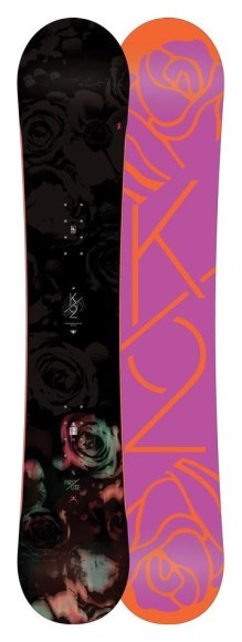 Сноуборд K2 FIRST LITE 142 Black/violet/coral (1150027)