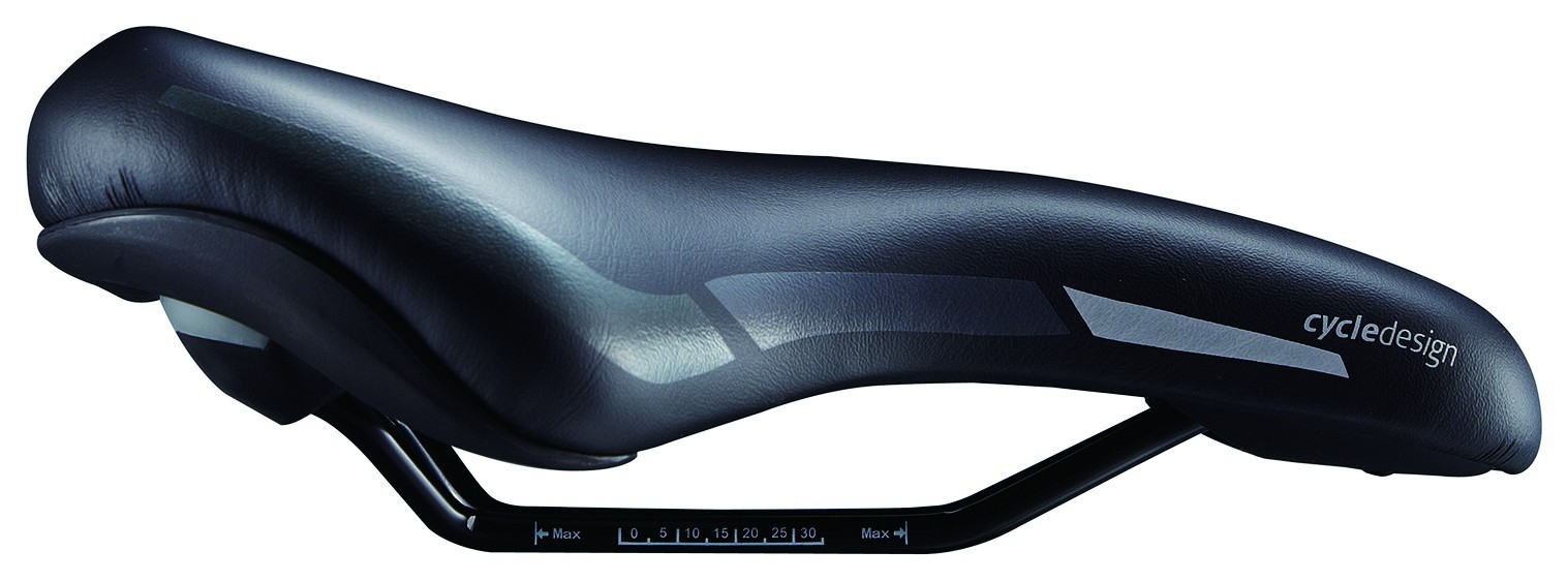Седло для велосипеда Cycledesign CITY WIDE Black (SA0017)