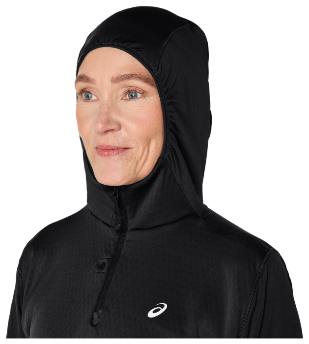 Кофты и толстовки для бега Asics (2012D279) ROAD WINTER LS HOODIE 2026