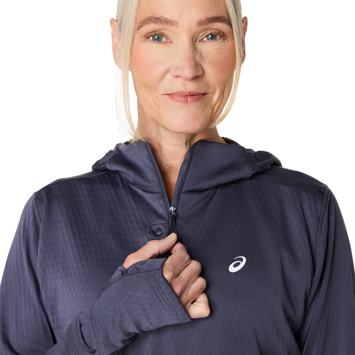 Кофты и толстовки для бега Asics (2012D279) ROAD WINTER LS HOODIE 2026