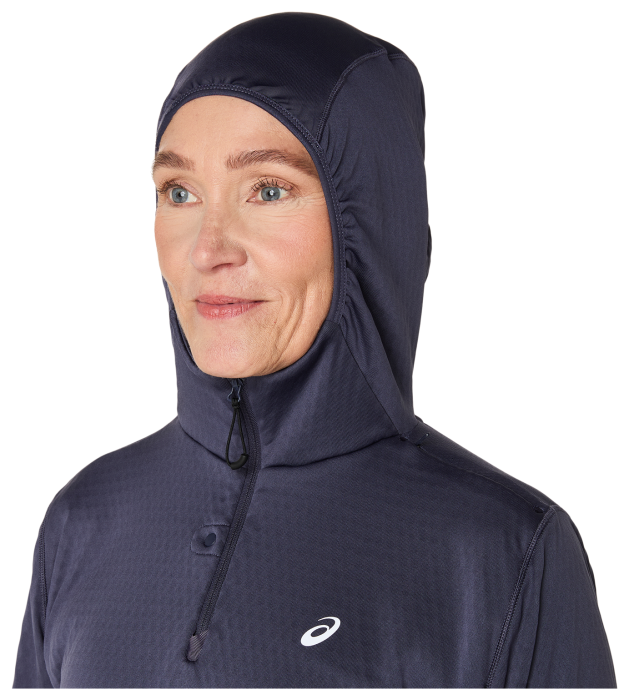 Кофты и толстовки для бега Asics (2012D279) ROAD WINTER LS HOODIE 2026