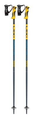 Палки для горных лыж для подростков Leki SPITFIRE LITE S 100см Denim blue/aegean blue/mustard yellow (65065401-WRH)