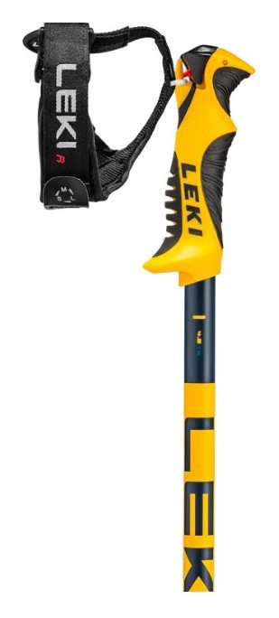 Палки для горных лыж для подростков Leki SPITFIRE LITE S 100см Denim blue/aegean blue/mustard yellow (65065401-WRH)