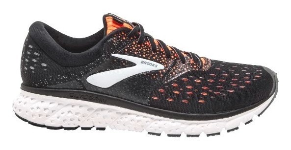 Кросівки чоловічі Brooks GLYCERIN 16 M 41 (8.0US) Black/orange/grey (1102891D069), укр, укр