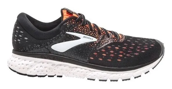 Кросівки чоловічі Brooks GLYCERIN 16 M 41 (8.0US) Black/orange/grey (1102891D069) (310мм black/orange/grey)